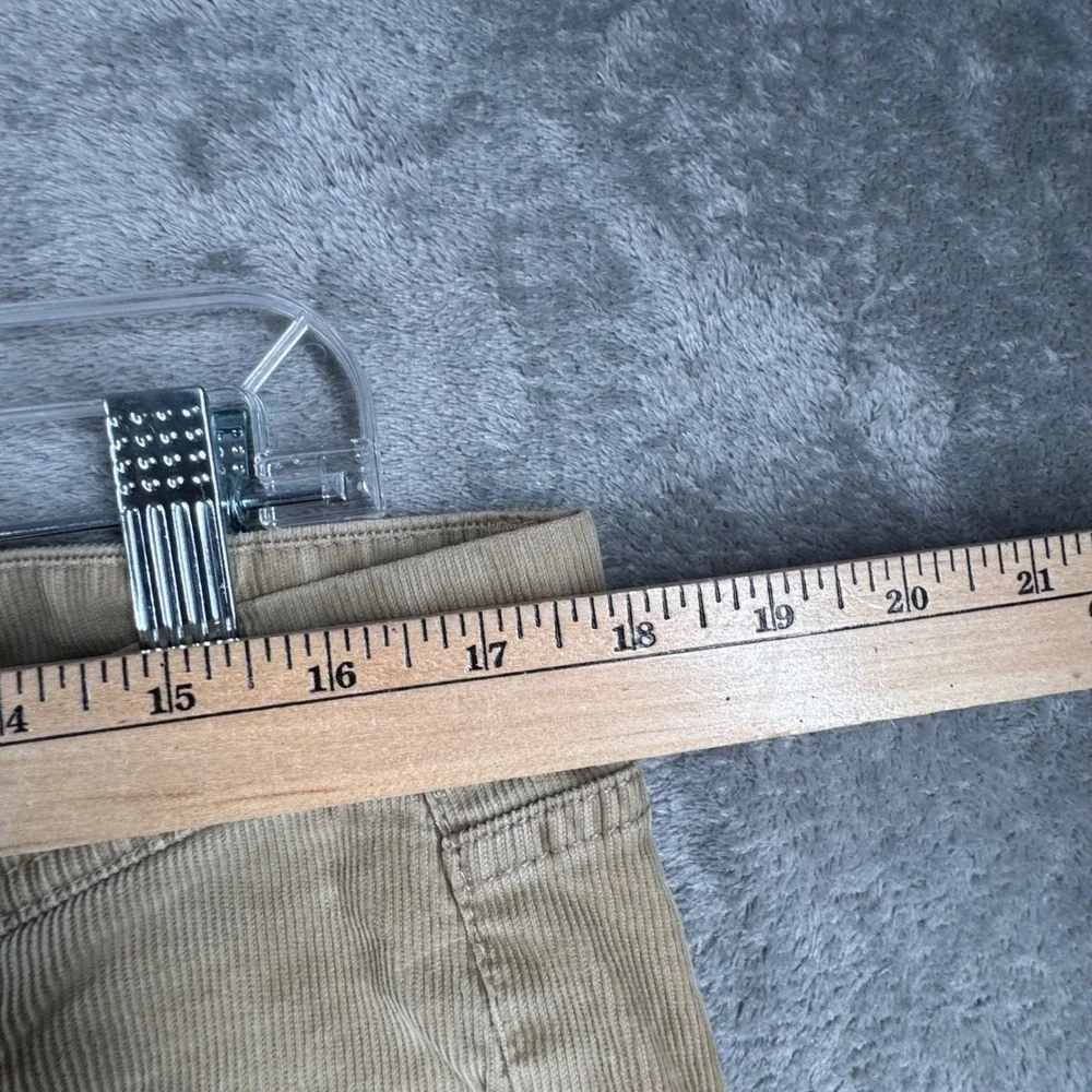 Old Navy Corduroy Pants 12 Tan Beige Bootcut Cottagecore Academia Classic‎ Y2K